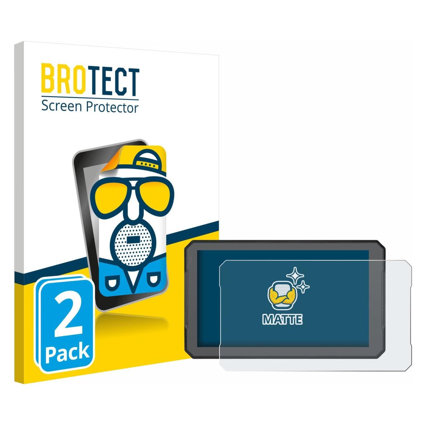Brotect Entspiegelungsfolie für BOUWOIMA Motorrad Carplay 7" Displayschutz Displayschutzfolie Folie Matt (1960529)