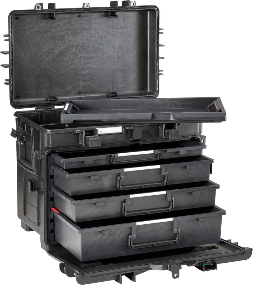 Explorer Cases 5140 Trolley Schwarz mit Schubladen