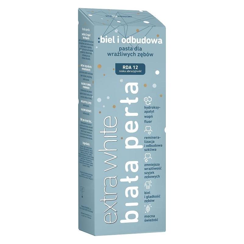 White Pearl Extra White White And Restoration Toothpaste For Sensitive Teeth 75Ml (75 ml, Bleaching Kit) (8588003659316)