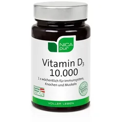 NICAPUR Vitamin D3 10.000 Kapseln 60 St