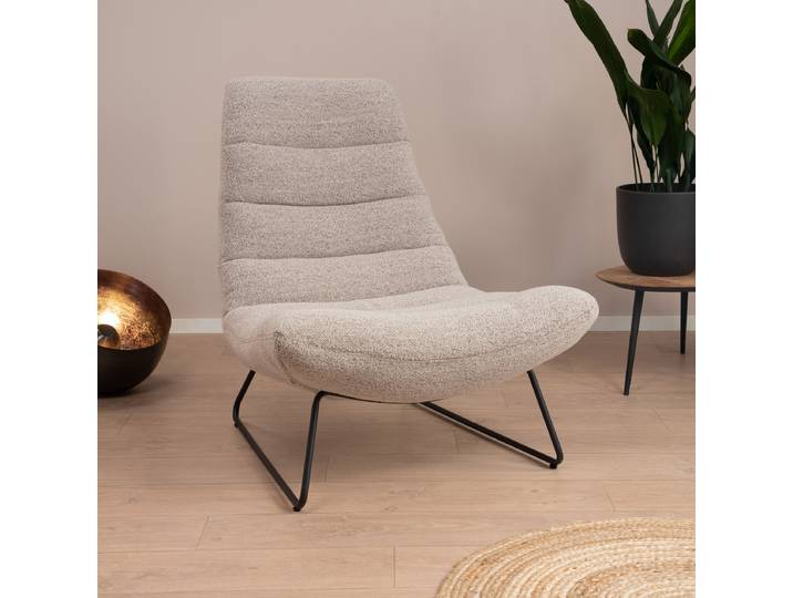 Sohome Fauteuil Otis Bouclé - Beige
