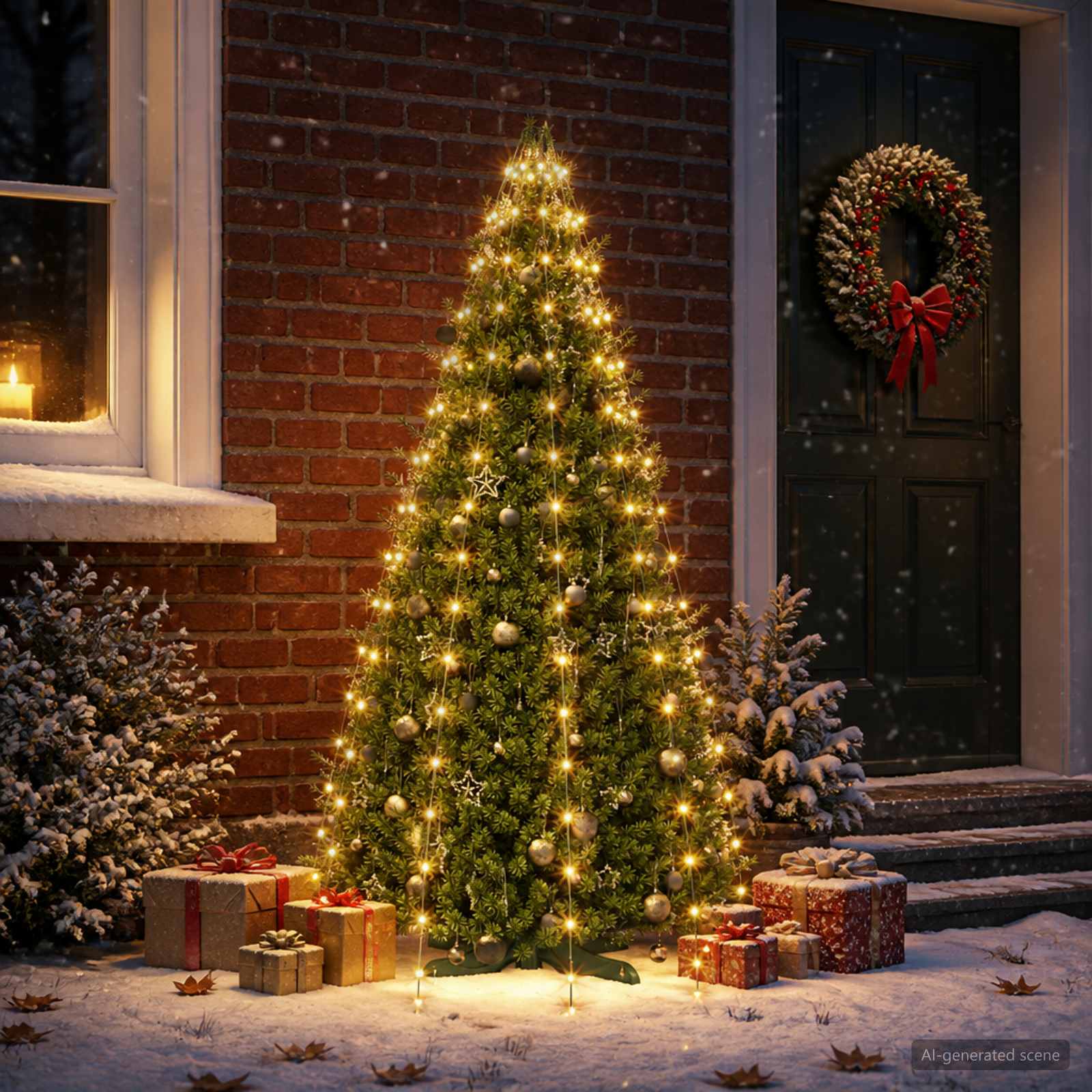 vidaXL Lumières pour sapin de Noël 180 LED Blanc chaud 180 cm