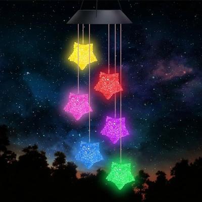 Uplift Picks Outdoor Solar Wind Chime Light Hanging LED Garden Decor 05