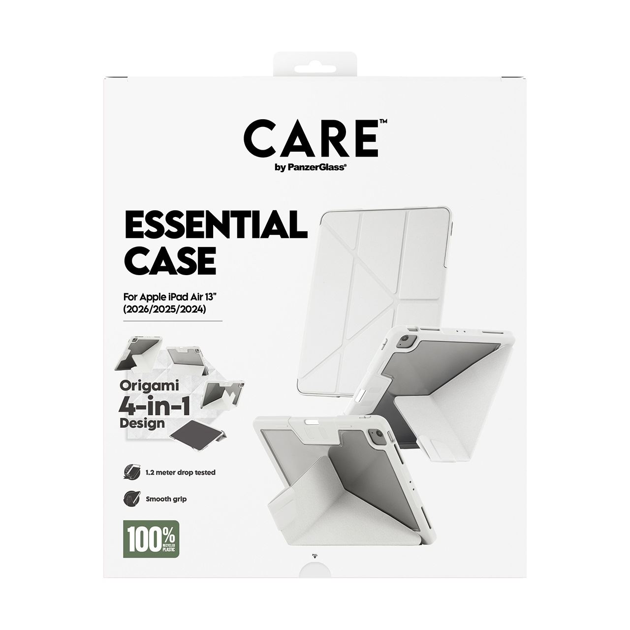 PanzerGlass CARE TPU Essential Case light grey iPad Air 13" (2024-2025)