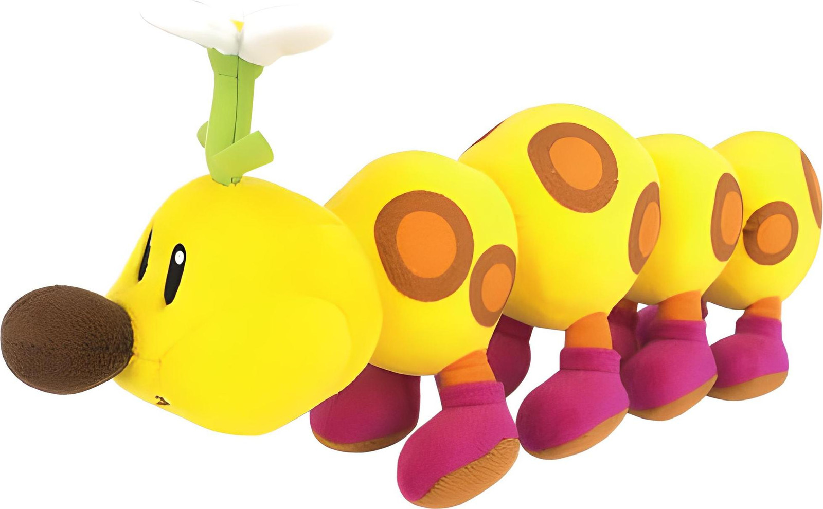 Together+ Nintendo Wiggler pluche figuur, 14 cm