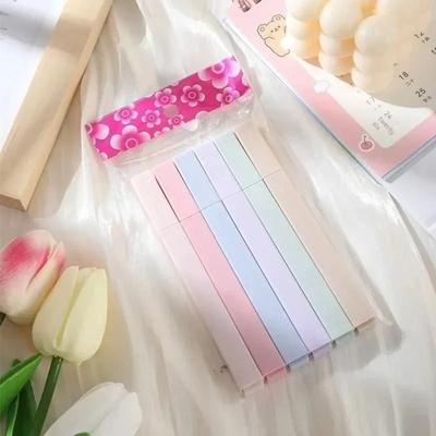 Pastel Color Highlighter Set Kawaii Japanese Stationery High Yield Academic Interaction Hub set A 6 Pc