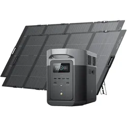 EcoFlow DELTA 2 Max Solargenerator (PV400W) - DELTA 2 Max + 400W Tragbares Solarpanel x 2 / Nein / Inkl. MwSt.