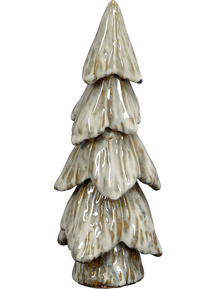 POSIWIO Dekofigur "Baum" in Creme - (H)26 x Ø 11 cm - onesize