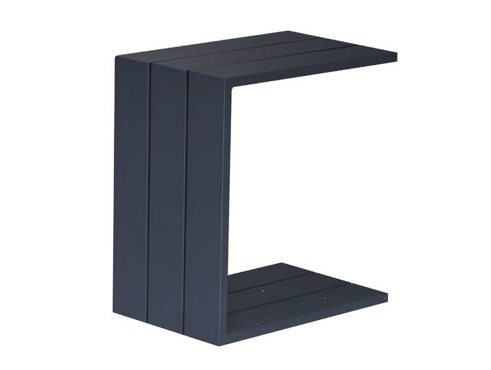 CLEMENTO Dallas Beistelltisch Aluminium Wetterfest Anthrazit