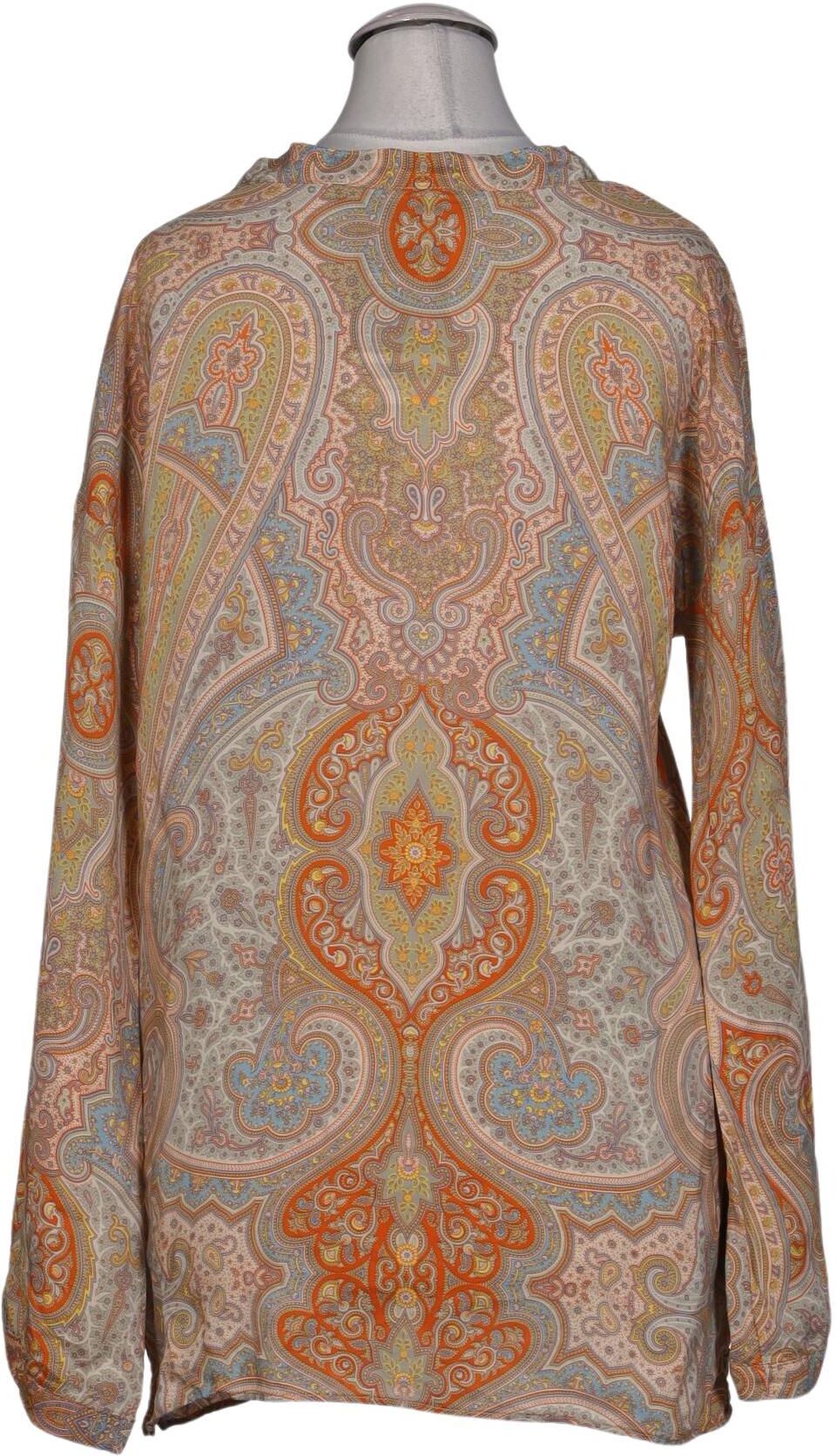 Zara Damen Bluse, Mehrfarbig, Gr. S, Seide - Second Hand
