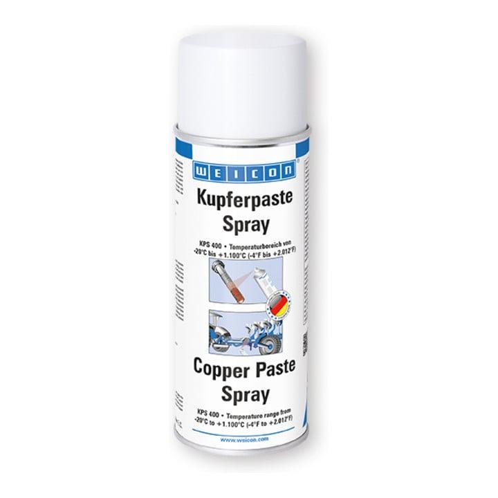 WEICON Kupferpaste Spray, Montage-Spray, 400 ml (27200400)