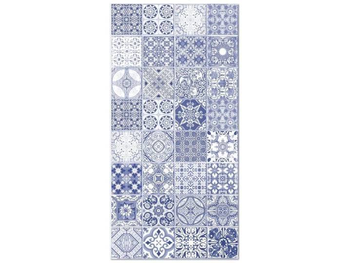 Tapis Vinyle - Panorama - Jaen - Carreaux Ciments - 80x250 cm - Bleu