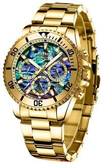 Uplifted Finds BIDEN Men Sports Chronograph Quartz Watch Waterproof multi Colored