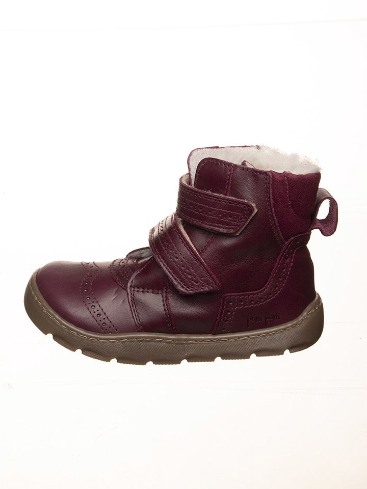 POM POM Barfußschuhe in Rot - 25