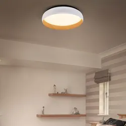 Aktion: Nur noch angezeigter Bestand verfügbar:    Osram Orbis Livia Deckenleuchte 520MM 36W Click DIM in Wood-Decor-Weiß - Dimmen in drei Stufen durch wiederholtes Schalten