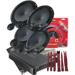 VW Golf 6 & Cabrio Soundsystem Einbauset 2000 Watt