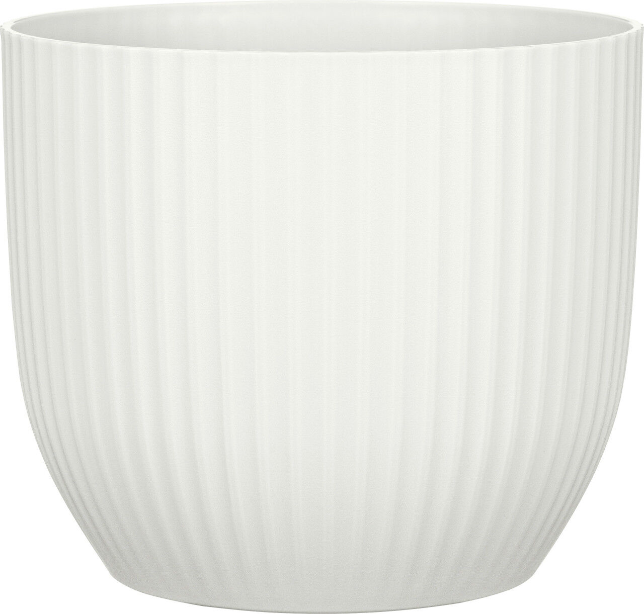 Scheurich Blumentopf Kunststoff Ø 26,8 x 23,1 cm chalk white