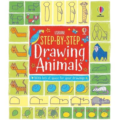 Step-by-Step Drawing Animals, Taschenbuch von Fiona Watt, Usborne Publishing, 978-1-4095-8760-6
