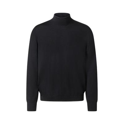 Strickpullover MAERZ MUENCHEN "Maerz Muenchen 414800 Strickpullover Herren Bekleidung", Herren, Gr. 54, schwarz, 100% Wolle, Pullover Strickpullover