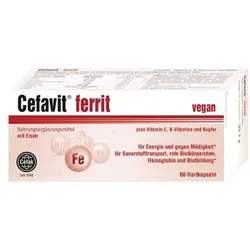 CEFAVIT ferrit Hartkapseln 60 St