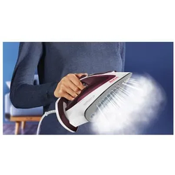 TEFAL Dampfbügeleisen FV5714 EasyGlis 2400W bordeaux/weiß