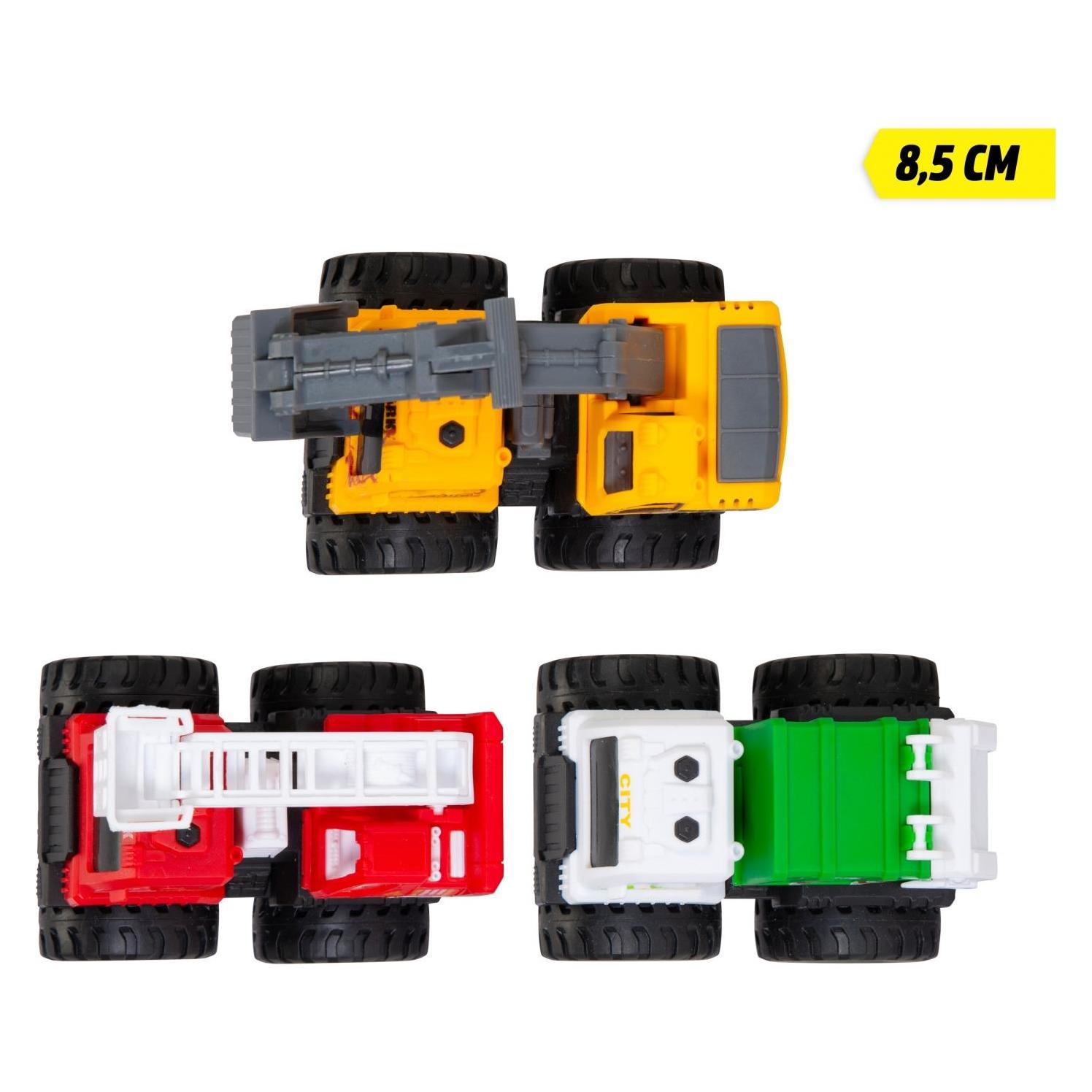 Dickie Utility Monster Trucks, 3-sort. (203761003)