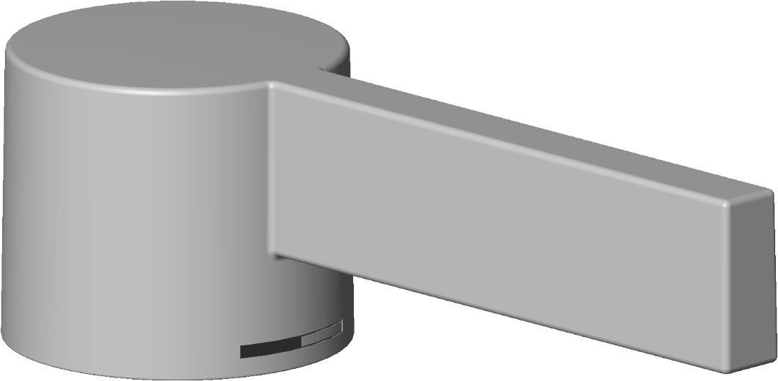 levier Dornbracht 092087004-06 platine mat