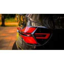 VOLL LED 3D Lightbar Rückleuchten Set passend für BMW X5 E70 LCI 10-13 schwarz/rot