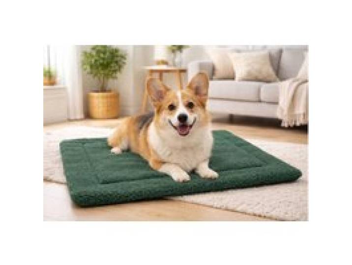 KARLIE Tapis thermique pour animaux de compagnie (vert foncé)