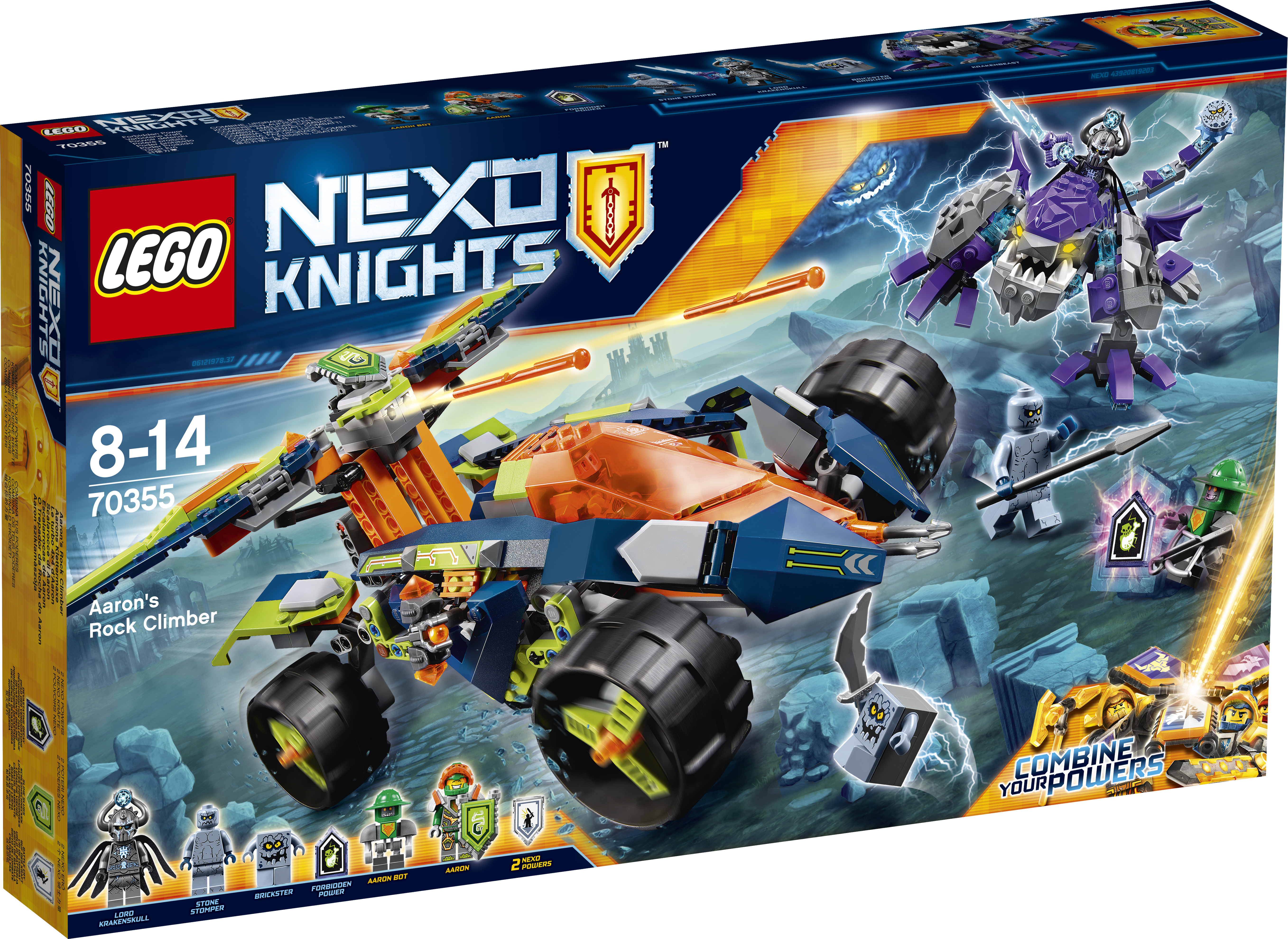 LEGO Nexo Knights Aarons Klettermaxe 70355