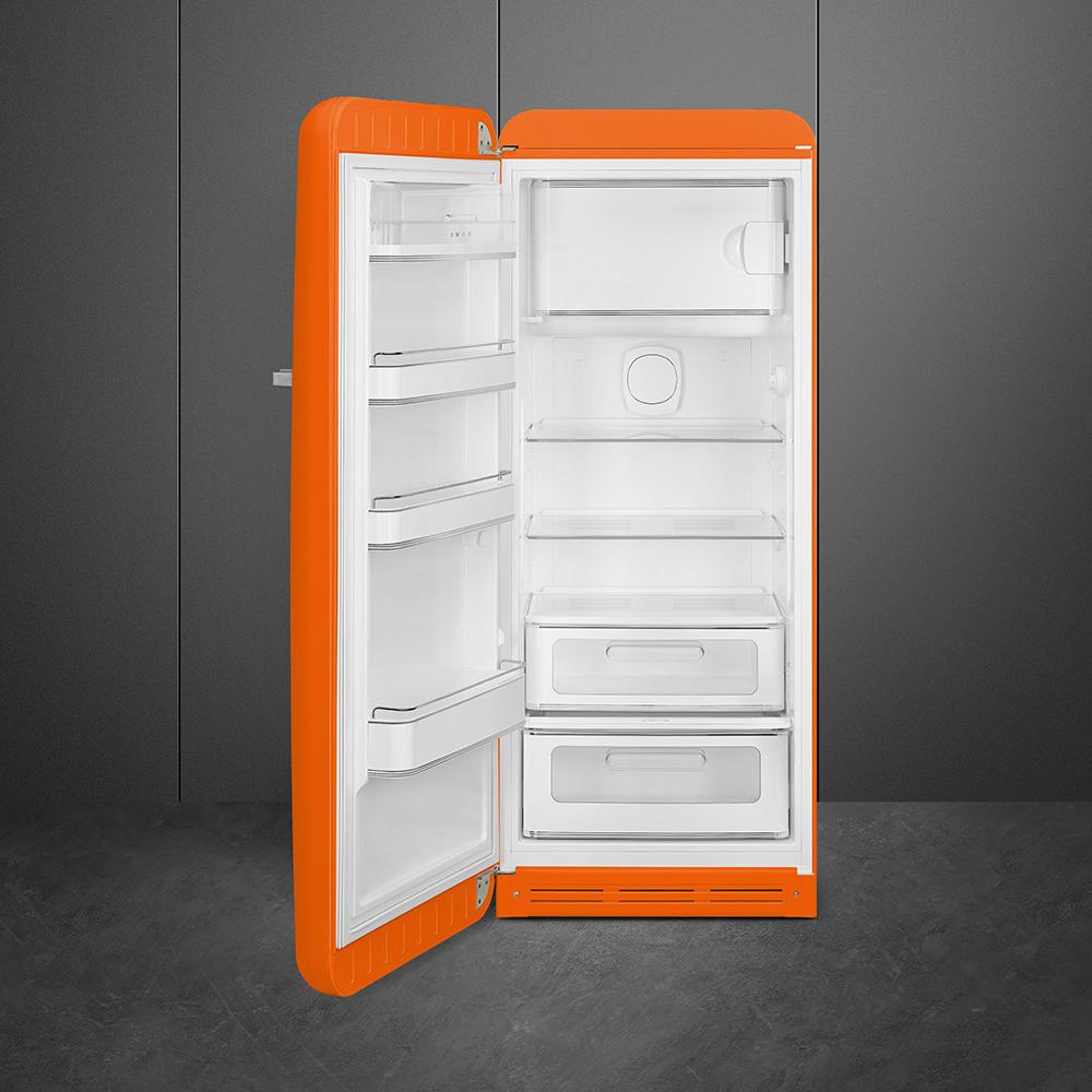 Smeg FAB28LOR6 Kühlschrank mit Gefrierfach Freistehend 270 l C Orange