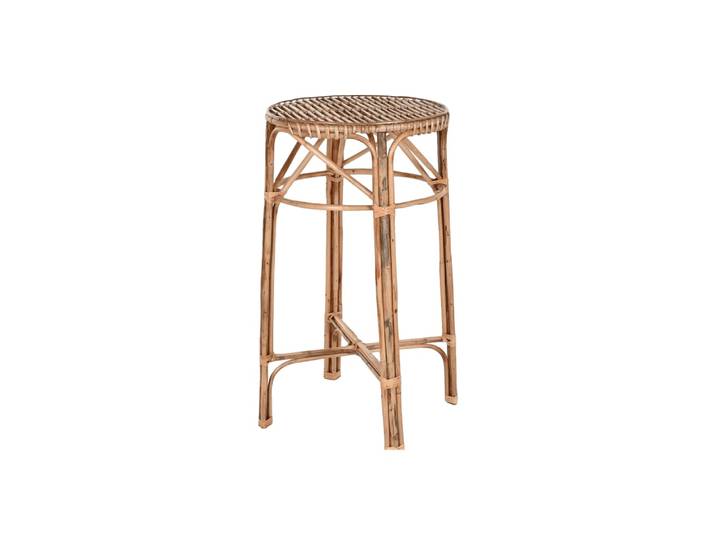 Table en osier marron 59x59x108 cm