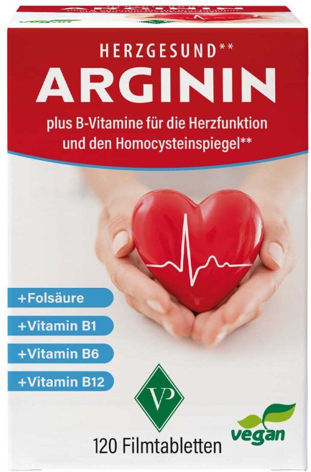 Arginin Herzgesund Vitamin B1 + B6 + B12 Filmtabletten 120stk