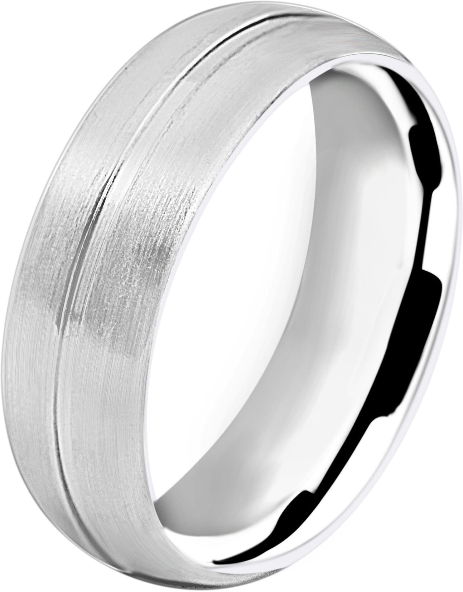 Partnerring AKZENT "Honest Affection, silberfarbig, langlebig" Gr. 64, silber (silberfarbig), Fingerringe, Herren, 64, Edelstahl, Partnerring
