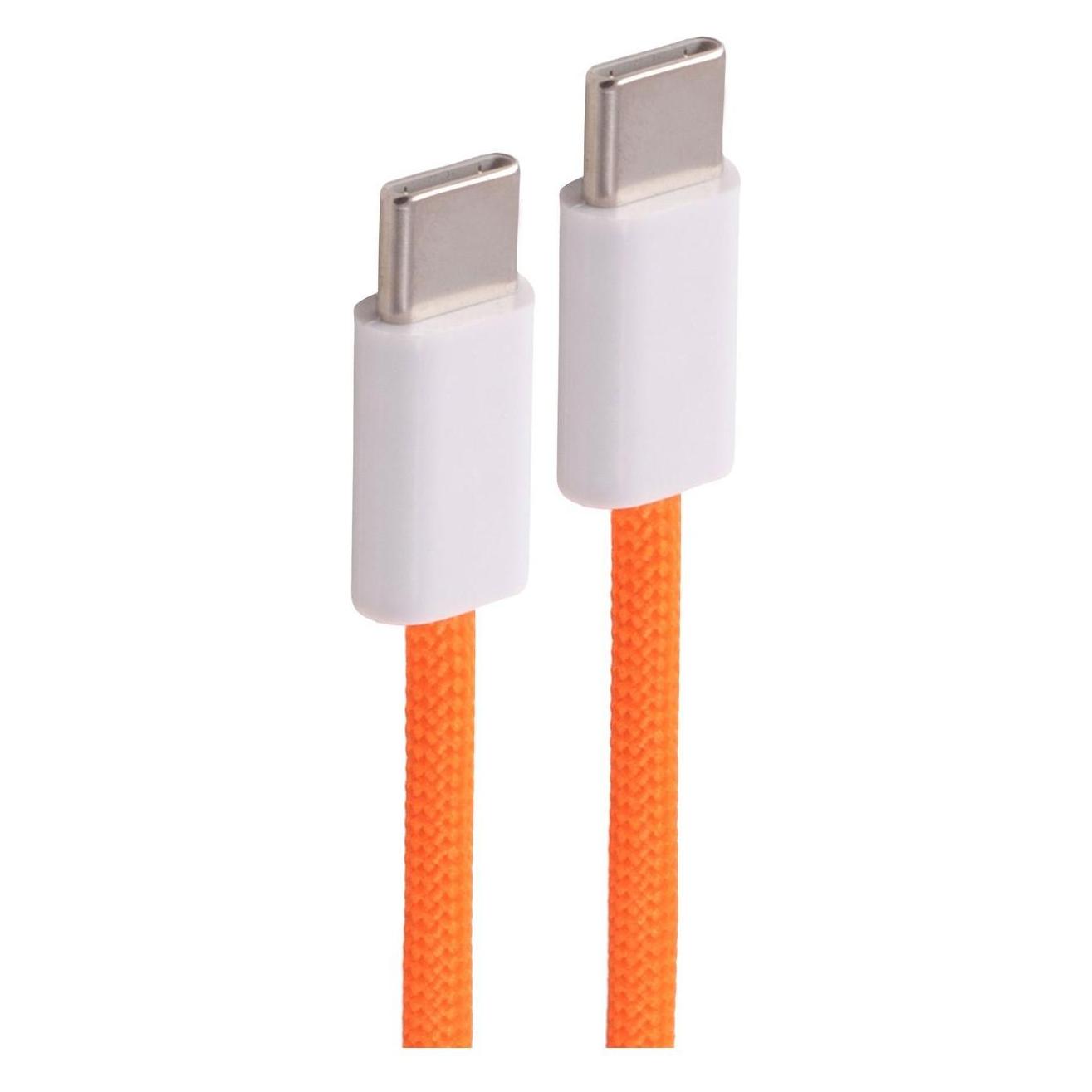 Shiverpeaks --USB-C Ladekabel, 2.0, 60W, orange, Textil, 2m (BS14-21037) (2 m, USB 2.0, 60 W) (BS14-21037)