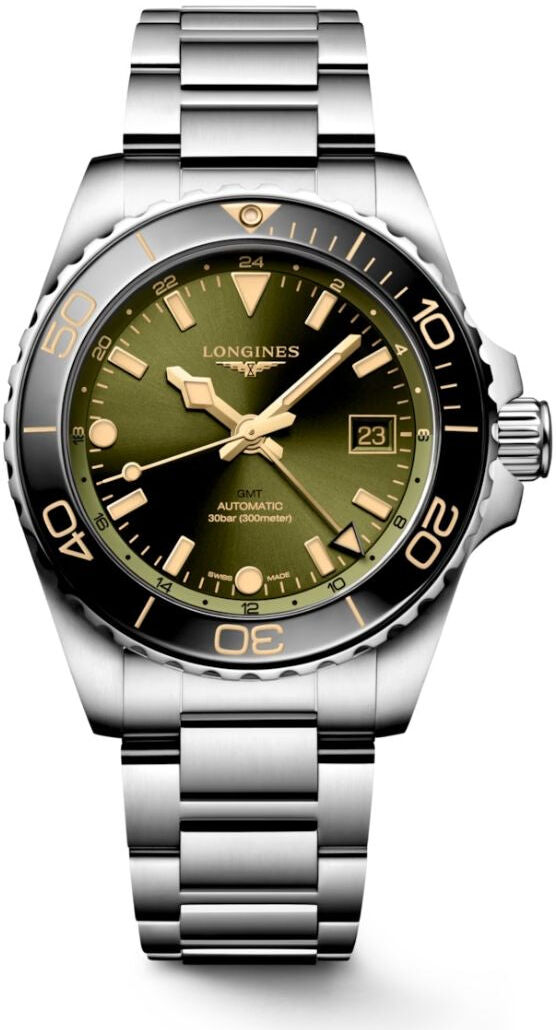 Longines HydroConquest GMT rannekello L37904066