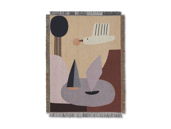 Ferm Living - Bird Kinder Wanddecke, multi
