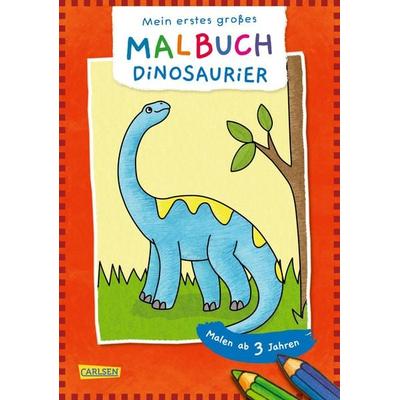 Ausmalbilder für Kita-Kinder: Mein erstes großes Malbuch: Dinosaurier, Taschenbuch von , Carlsen, 978-3-551-19090-1