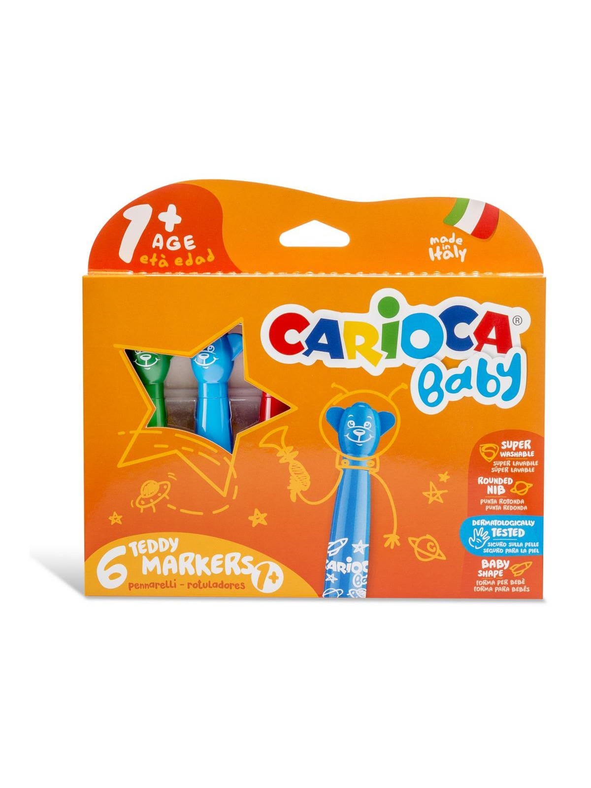 Carioca BABY Marker 6 pcs. 1+