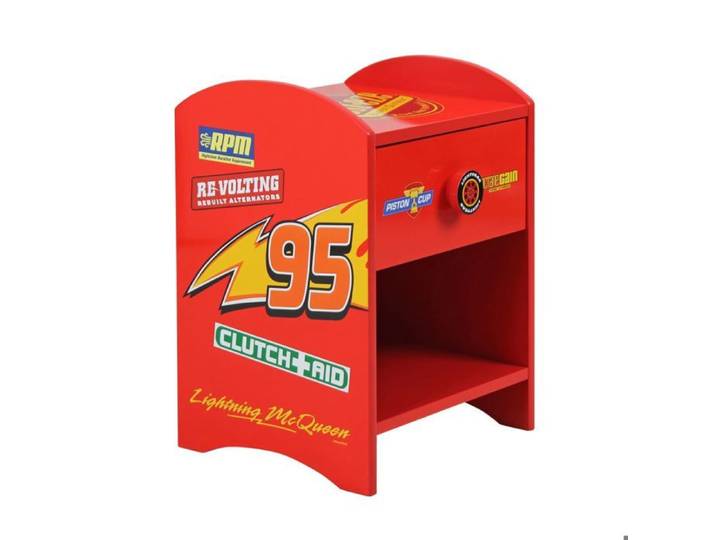 Table de chevet Disney Cars avec tiroir