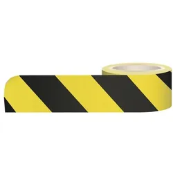 Marahrens Warnmarkierungsband gelb / schwarz 5 cm x 50 m gelb, 5 cm