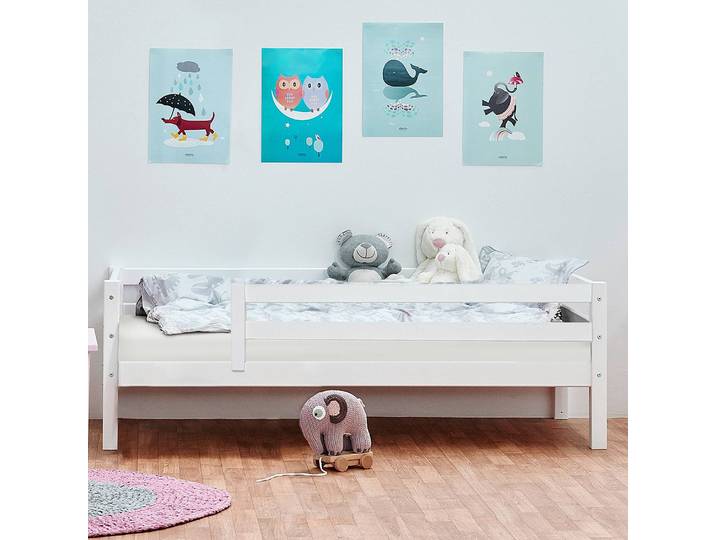Lit enfant II 70 x 160cm Sans Blanc Sans matelas