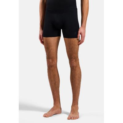 Boxershorts ODLO "Boxer-ACTIVE LIGHT", Herren, Gr. S, schwarz, Obermaterial: 96% Polyester, 4% Elasthan, Unterhosen, extrem leichtes Mischgewebe, schnelltrocknend, atmungsaktiv
