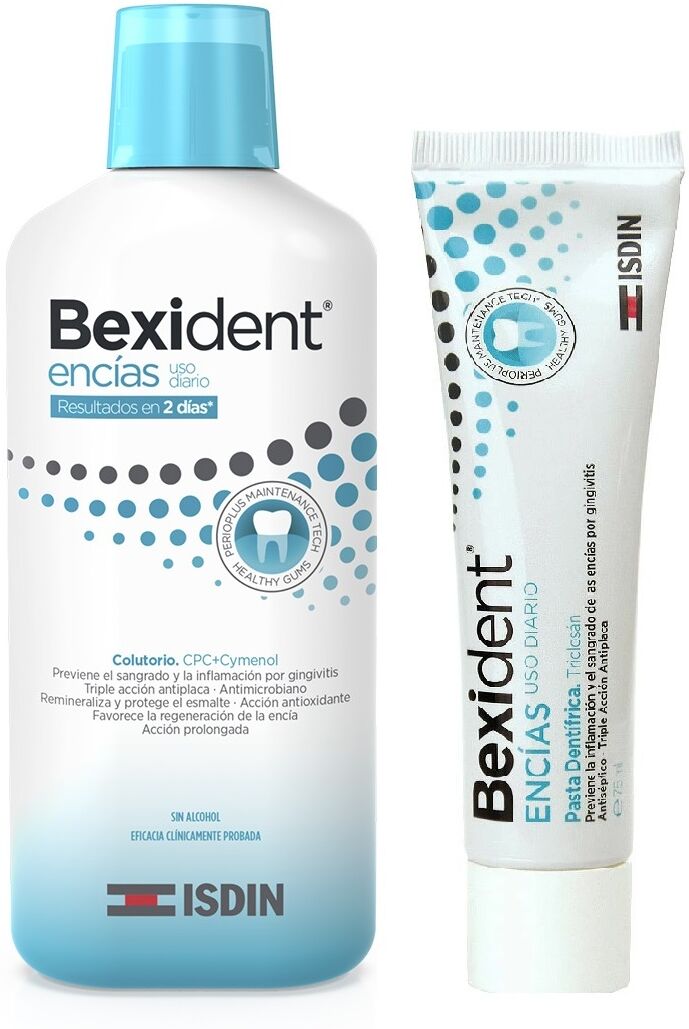 Isdin Bexident Encías Colutorio 500 ml + Encías Pasta Dentífrica 75 ml