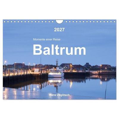 Baltrum - Momente einer Reise (Wandkalender 2027 DIN A4 quer), CALVENDO Monatskalender