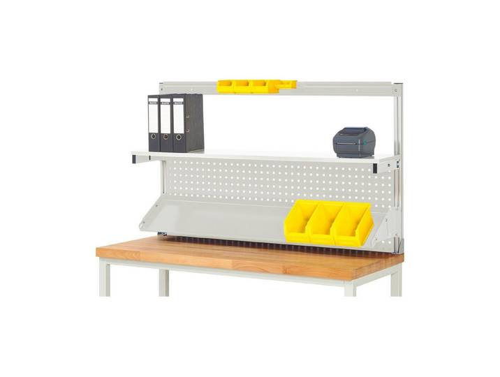 RAU Ablageregal Rau System-Aufbau (Komplettset-01 B1500 mm), zur Montage auf Arbeitspl