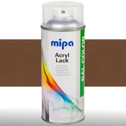 Acryllack Farbspray 400ml RAL8008 - olivbraun (Sonderanmischung)