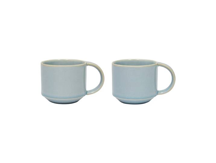 OYOY Pack de 2 tasses Yuka Ice blue