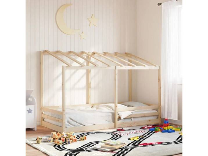CLARENCE® Lit 1 PLACE/ Lit pour enfants - sans matelas - 90x200 cm - bois pin massif LV12756