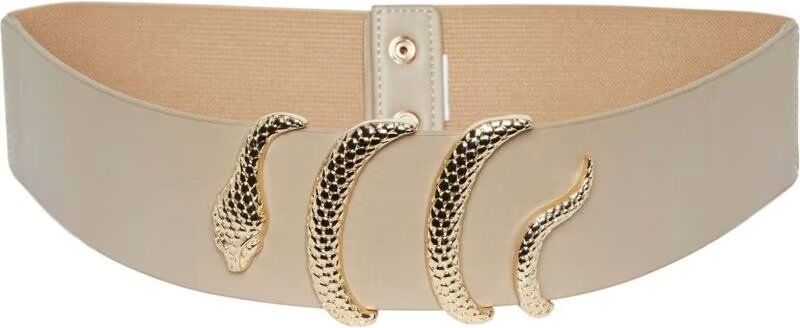 Pieces Cinturón Pieces 17135008 Beige 70 Mujer